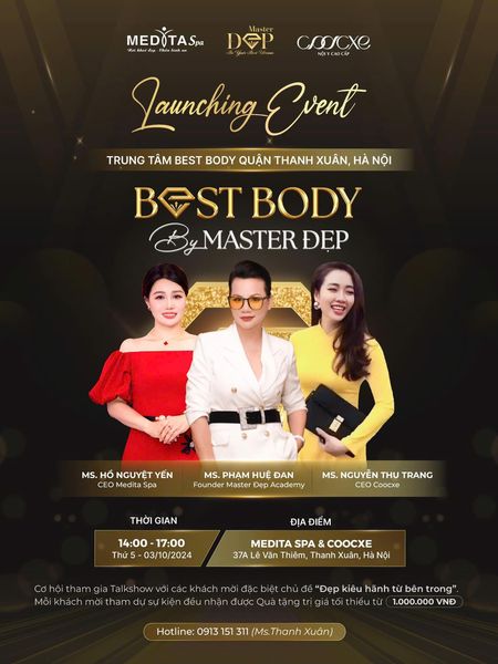 Best Body khai trương trung tâm mới tại Thanh Xuân, Hà Nội, mang đến cơ hội hoàn thiện bản thân cho phái đẹp